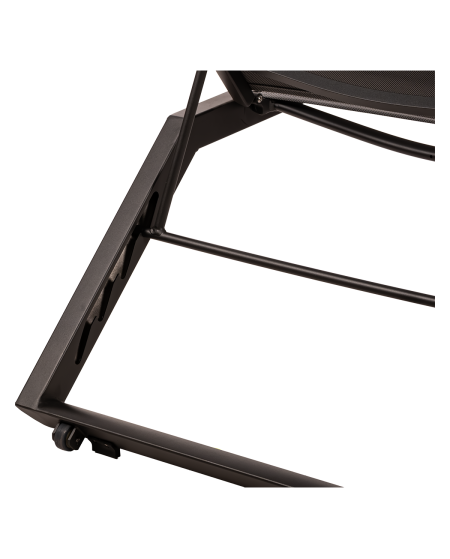 Leżak Riviera antracytowo-grafitowy