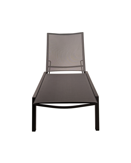 Leżak aluminiowy Riviera grafitowy