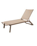 Leżak Riviera szampańsko-beżowy