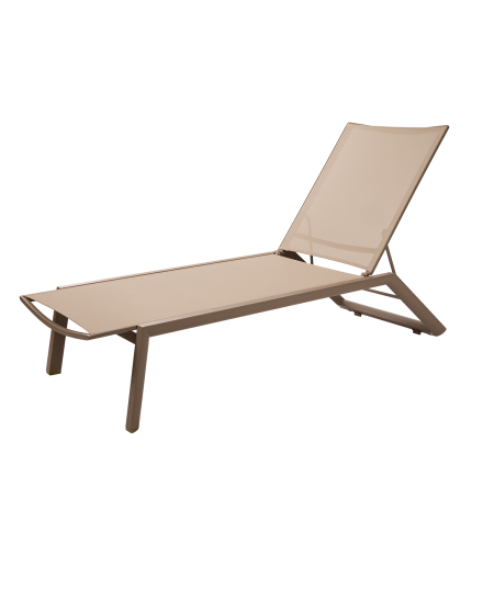 Leżak aluminiowy Riviera szampański