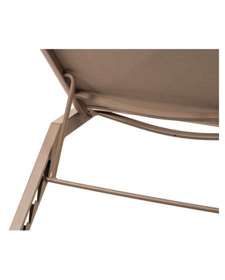 Leżak aluminiowy Riviera szampański