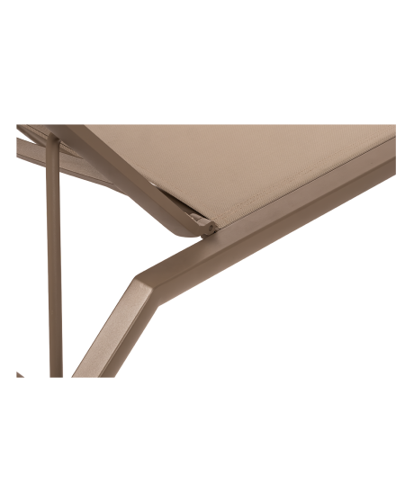 Leżak aluminiowy Riviera szampański