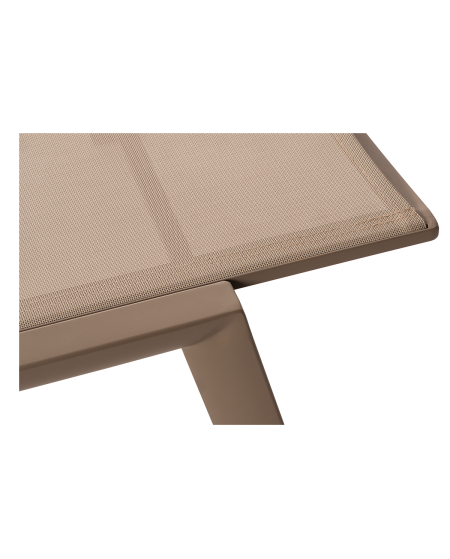 Leżak Riviera szampańsko-beżowy