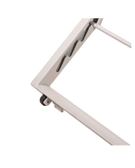 Leżak Riviera biało-beżowy