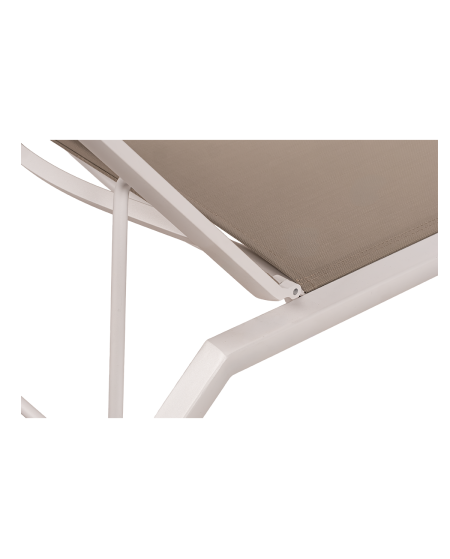 Leżak aluminiowy Riviera beżowy