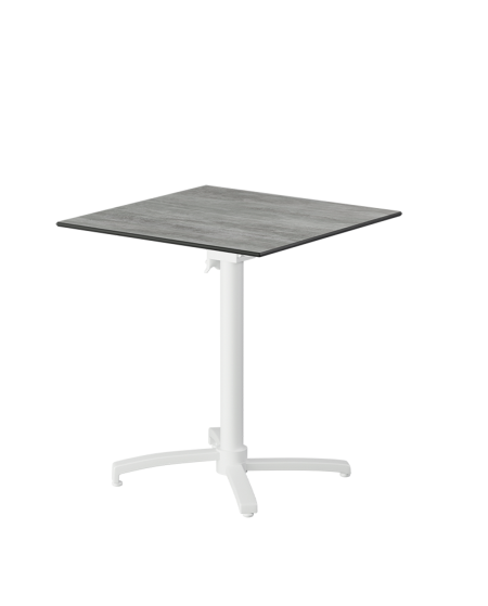 Stolik Cross Comfort biały blat HPL