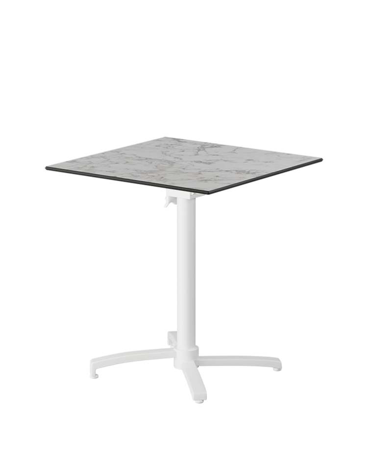 Stolik Cross Comfort biały blat HPL