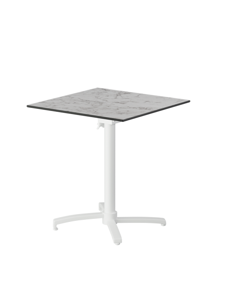 Stolik Cross Comfort biały blat HPL