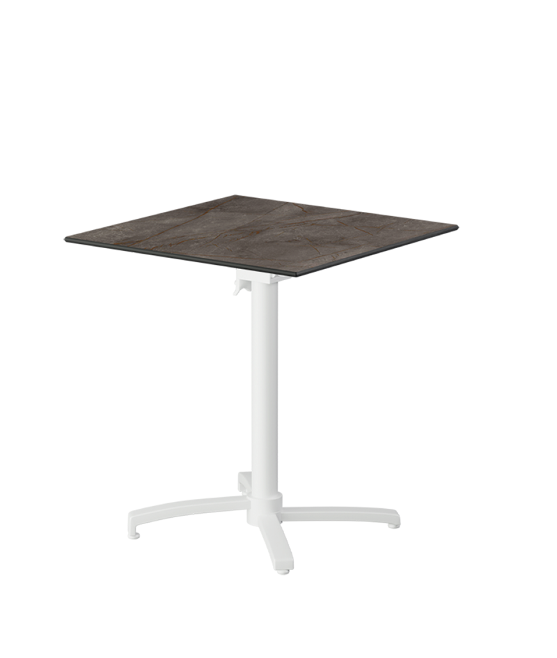 Stolik Cross Comfort biały blat HPL