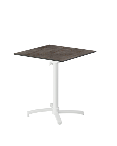 Stolik Cross Comfort biały blat HPL