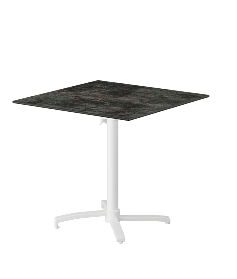 Stolik Cross Comfort biały blat HPL