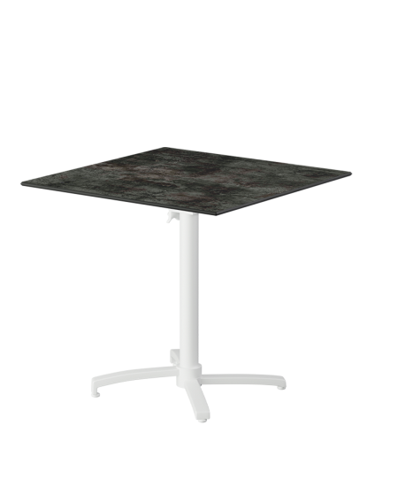 Stolik Cross Comfort biały blat HPL