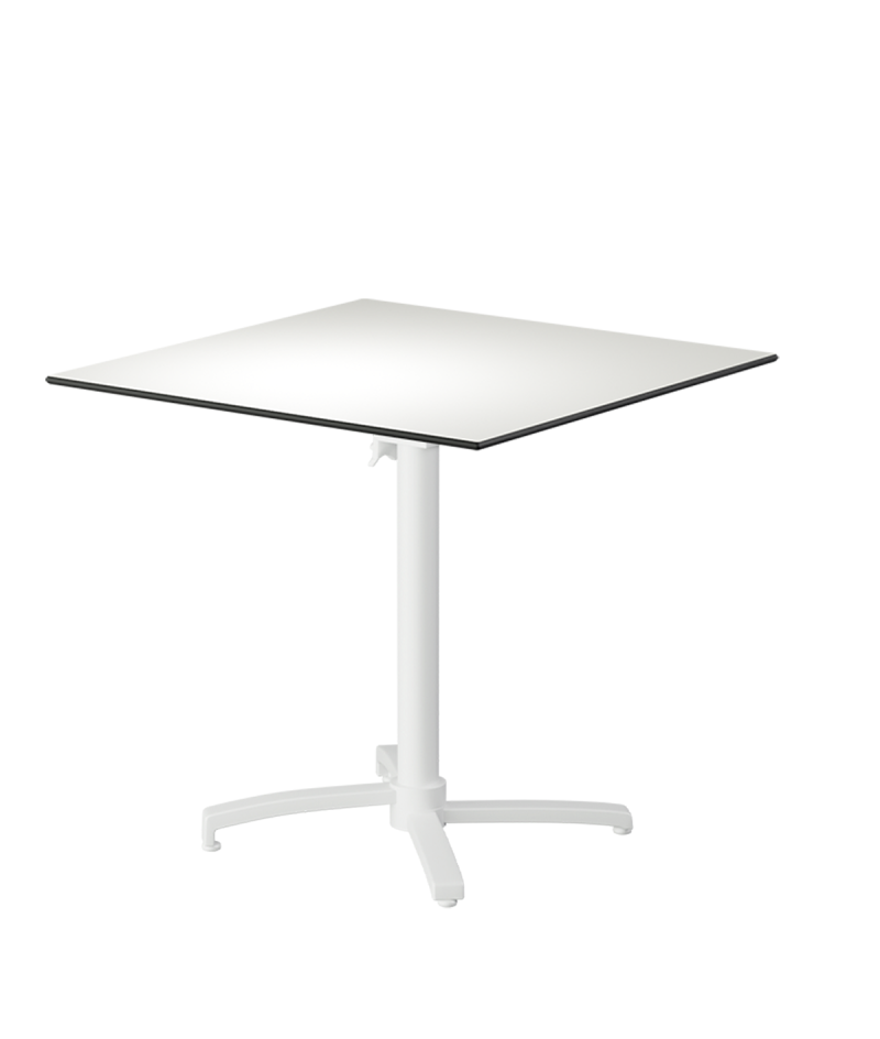 Stolik Cross Comfort biały blat HPL