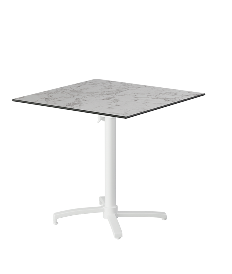 Stolik Cross Comfort biały blat HPL
