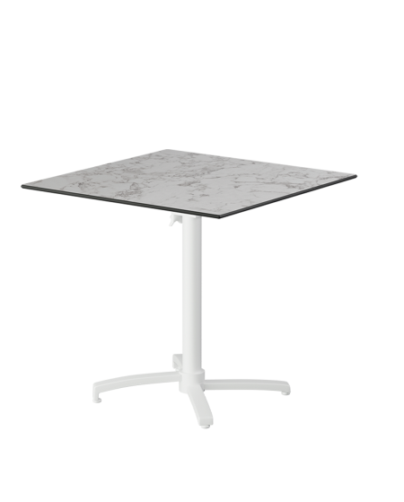 Stolik Cross Comfort biały blat HPL