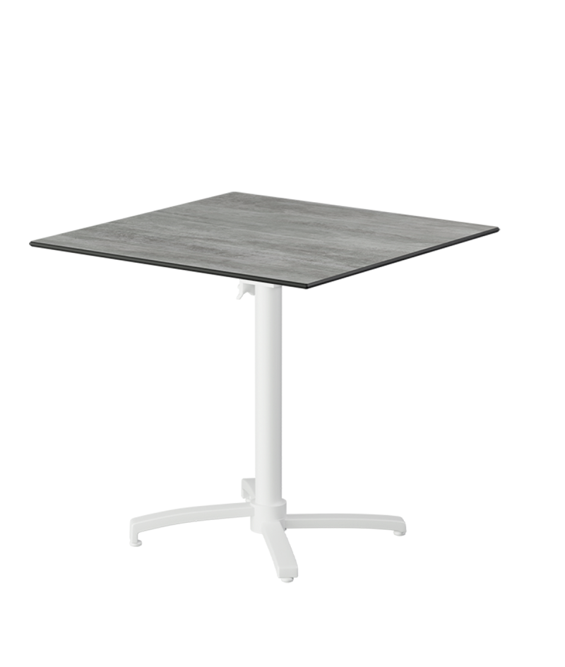 Stolik Cross Comfort biały blat HPL