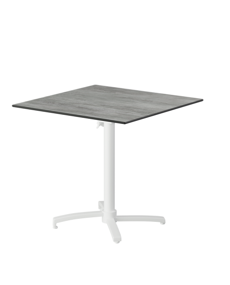Stolik Cross Comfort biały blat HPL