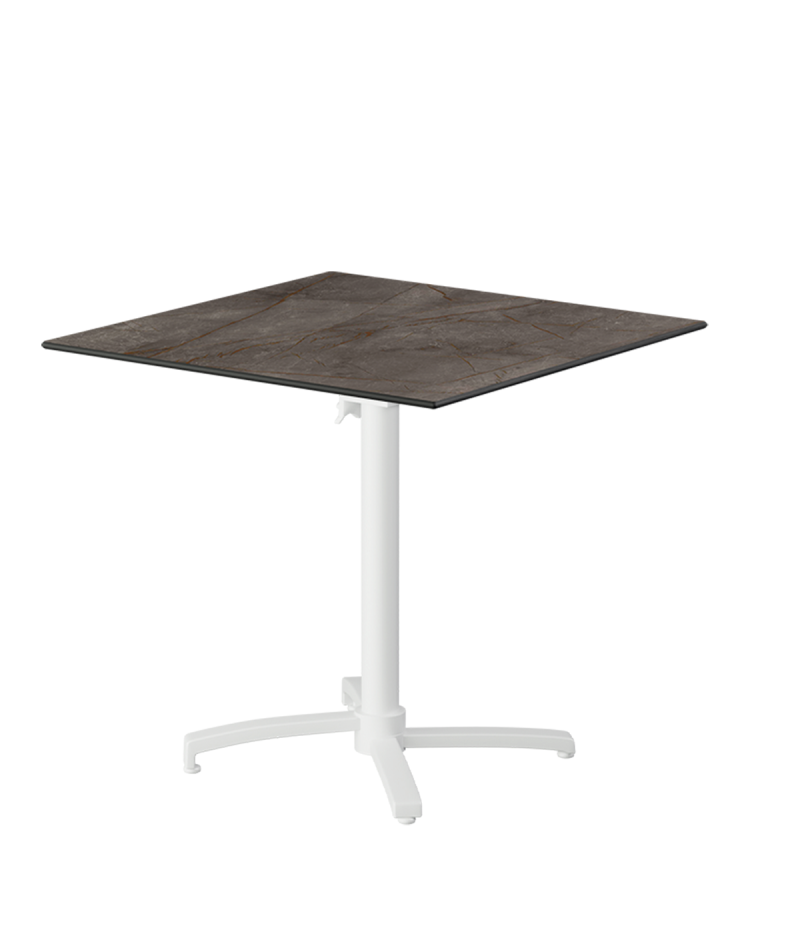 Stolik Cross Comfort biały blat HPL