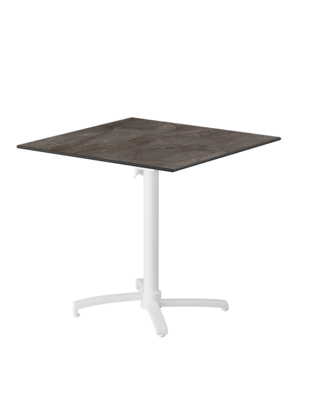 Stolik Cross Comfort biały blat HPL