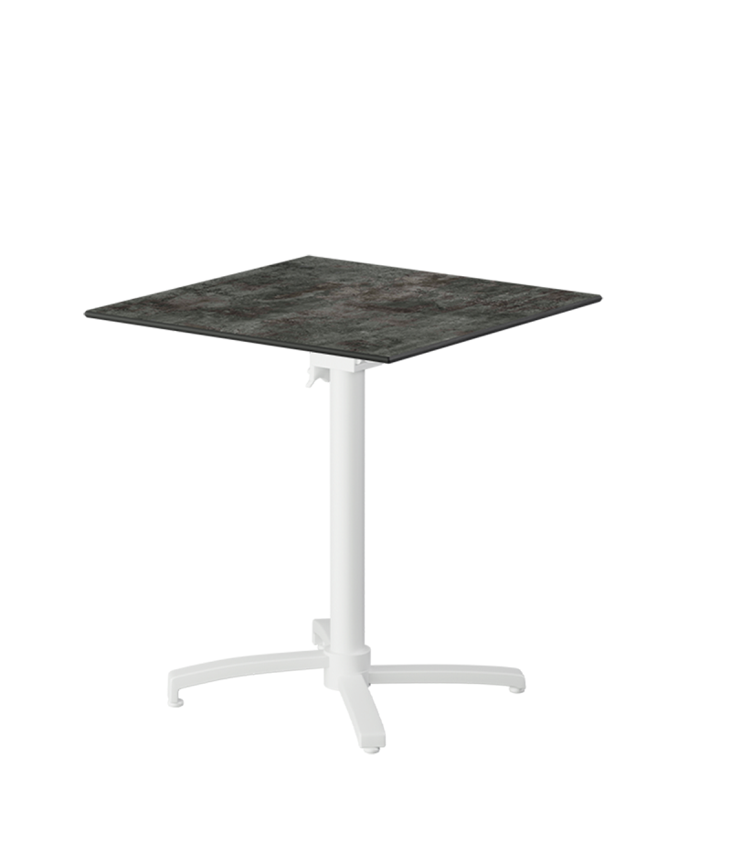 Stolik Cross Comfort biały blat HPL