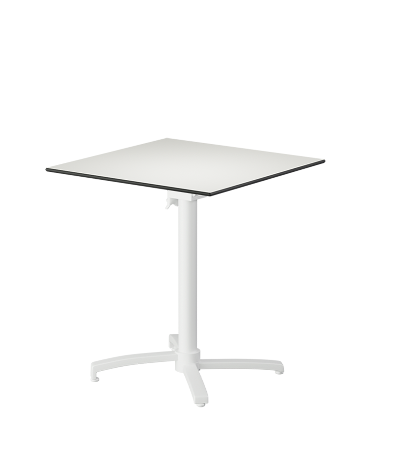 Stolik Cross Comfort biały blat HPL