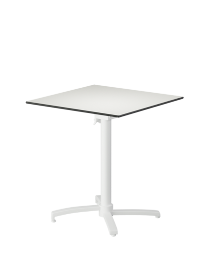 Stolik Cross Comfort biały blat HPL