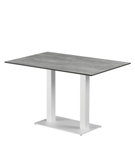 Stolik Alfa Duo biały blat HPL