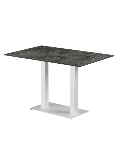 Stolik Alfa Duo biały blat HPL