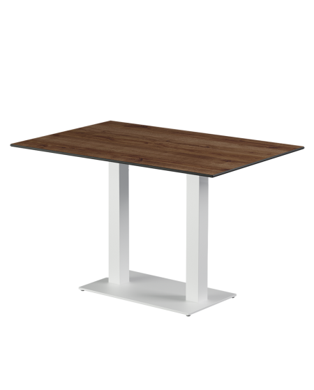 Stolik Alfa Duo biały blat HPL