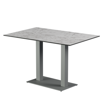 Stolik Alfa Duo szary blat HPL