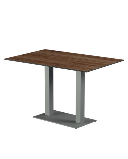 Stolik Alfa Duo szary blat HPL