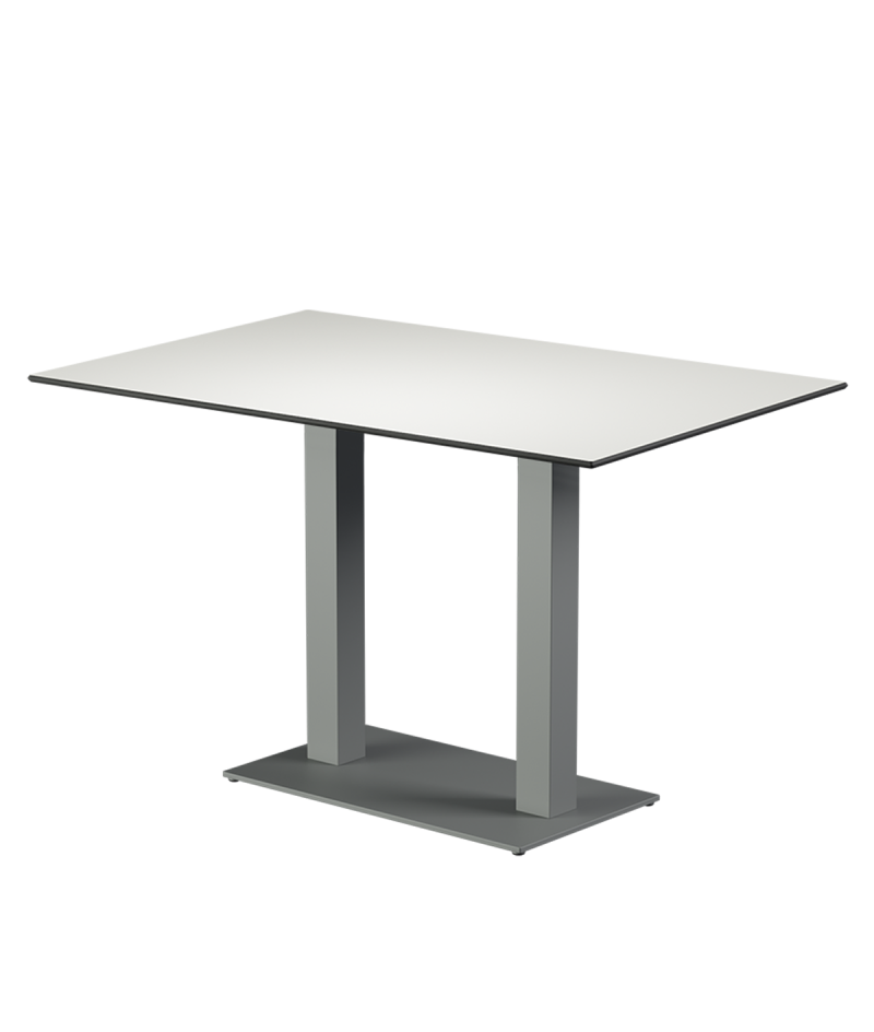 Stolik Alfa Duo szary blat HPL