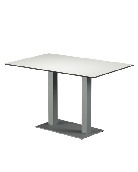 Stolik Alfa Duo szary blat HPL