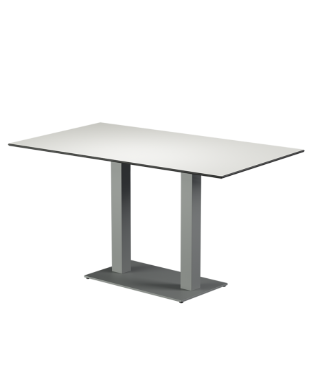 Stolik Alfa Duo szary blat HPL