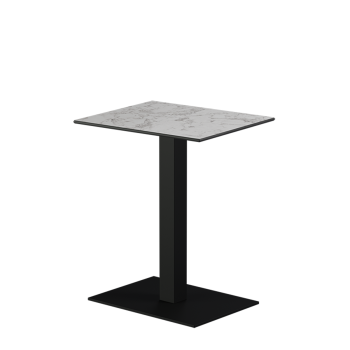 Stolik Alfa 40x55 czarny blat HPL