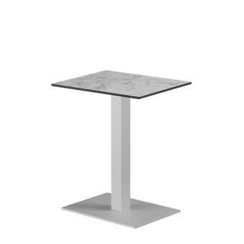 Stolik Alfa 40x55 biały blat HPL