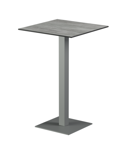Stolik Alfa Bar szary blat HPL