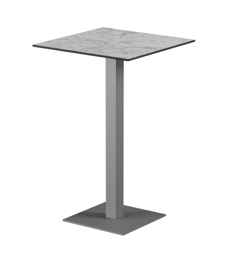 Stolik Alfa Bar szary blat HPL