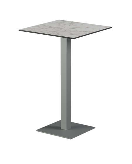 Stolik Alfa Bar szary blat HPL