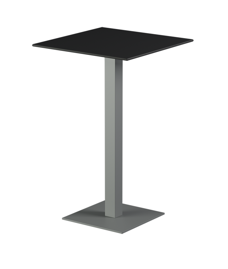 Stolik Alfa Bar szary blat HPL