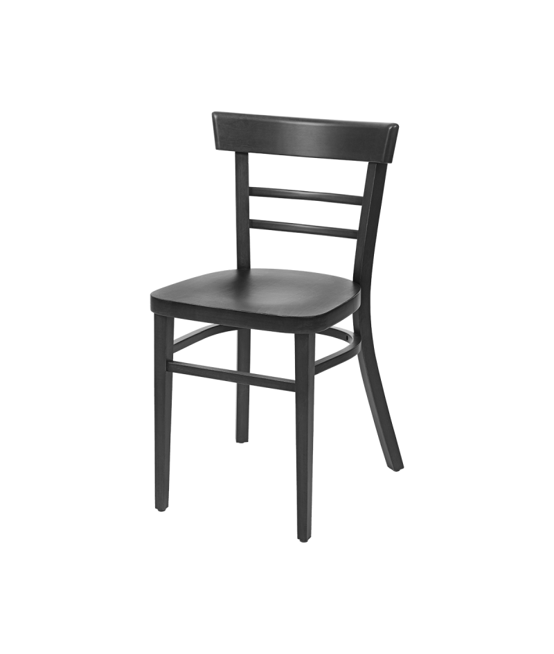 Krzesło drewniane Epic czarne