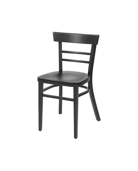 Krzesło drewniane Epic czarne