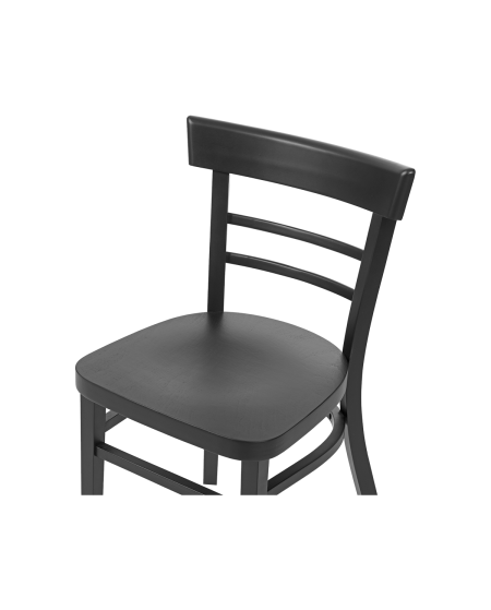 Krzesło drewniane Epic czarne
