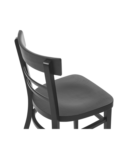 Krzesło drewniane Epic czarne