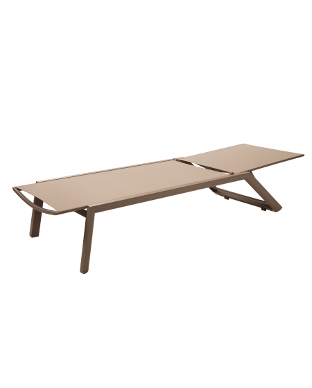 Leżak aluminiowy Riviera szampański