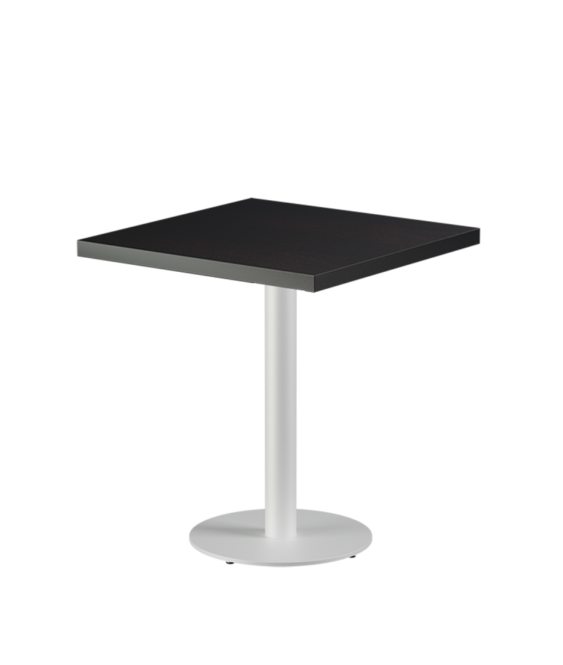 Stolik Alfa R biały blat drewniano-fornirowany