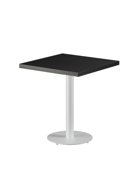 Stolik Alfa R biały blat drewniano-fornirowany