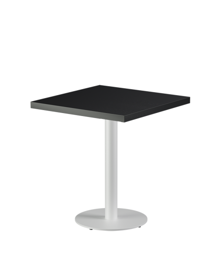 Stolik Alfa R biały blat drewniano-fornirowany