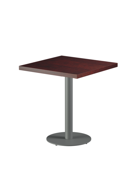 Stolik Alfa R szary blat drewniano-fornirowany