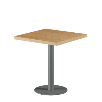 Stolik Alfa R szary blat drewniano-fornirowany